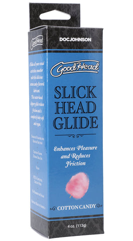 GoodHead Slick Head Glide (Cotton Candy) – Water-Based Flavored Lubricant 4 oz > Lube > Flavoured