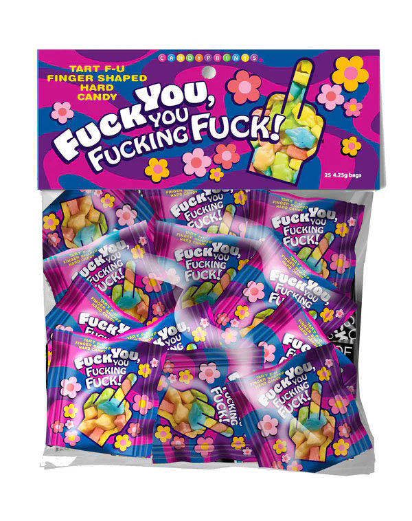 Fuck You, You Fucking Fuck Candy - Bag of 25 > Novelties > Candy & Edible Items