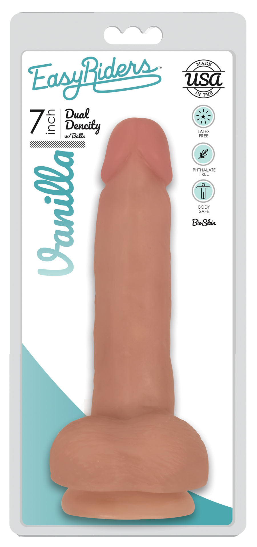 Easy Riders 7 Inch Slim Dong With Balls by Curve Toys