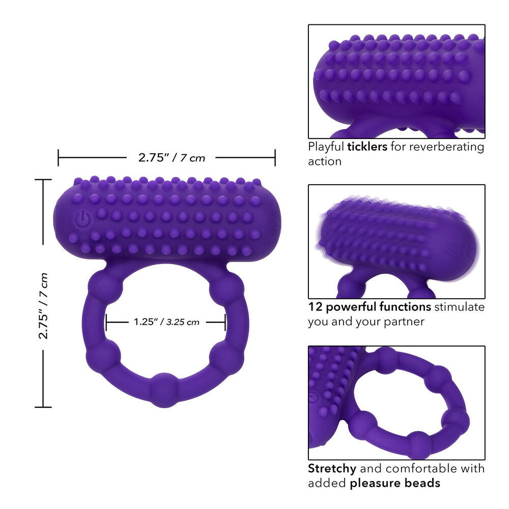 Maximus 5 Bead Rechargeable Cock Ring – Waterproof Vibrating Cock Ring > Cock Ring > Vibrating