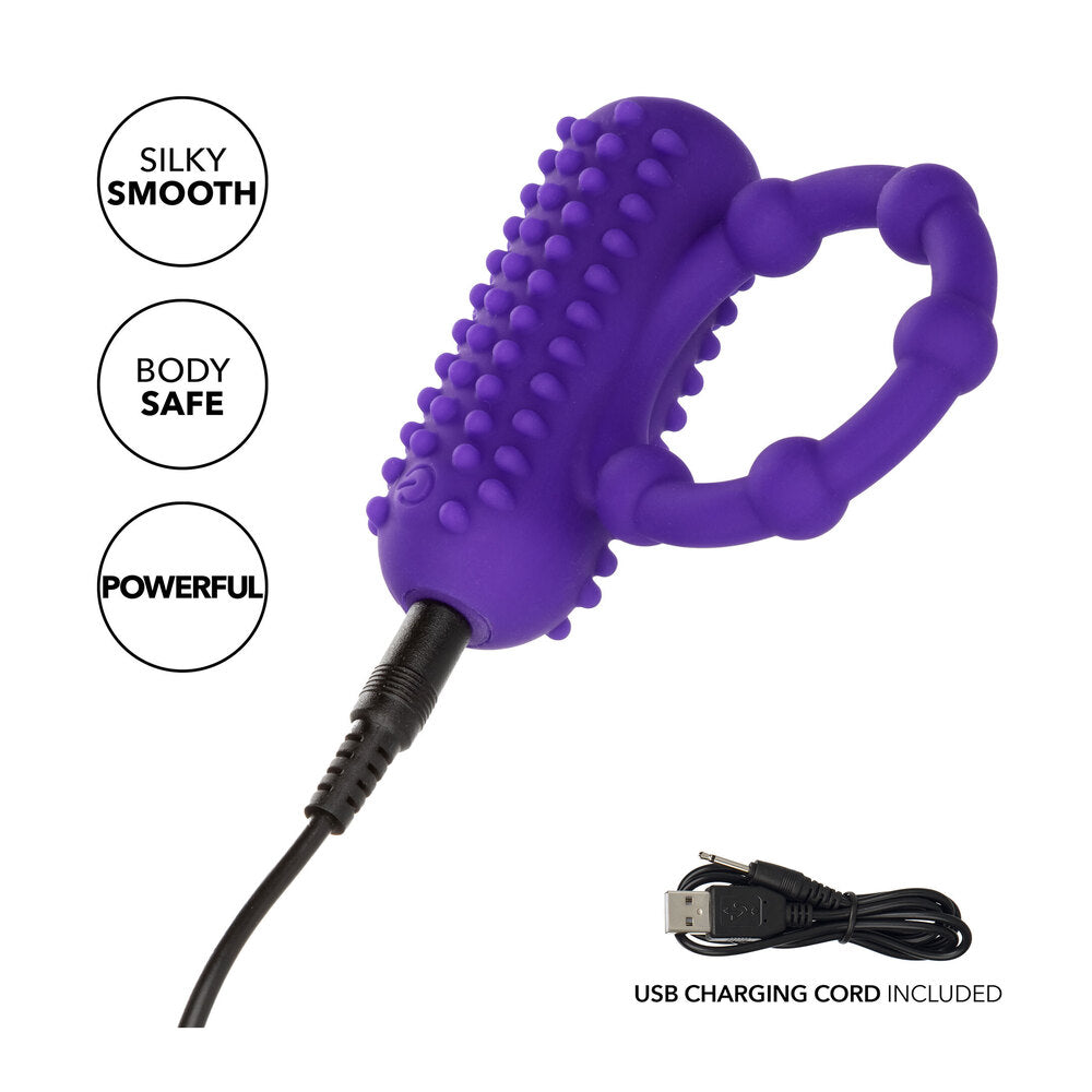 Maximus 5 Bead Rechargeable Cock Ring – Waterproof Vibrating Cock Ring > Cock Ring > Vibrating