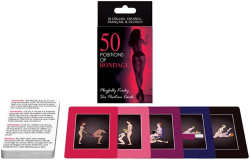 50 Positions of Bondage Cards – Adult Game Cards for Intimate Exploration Secondary image
