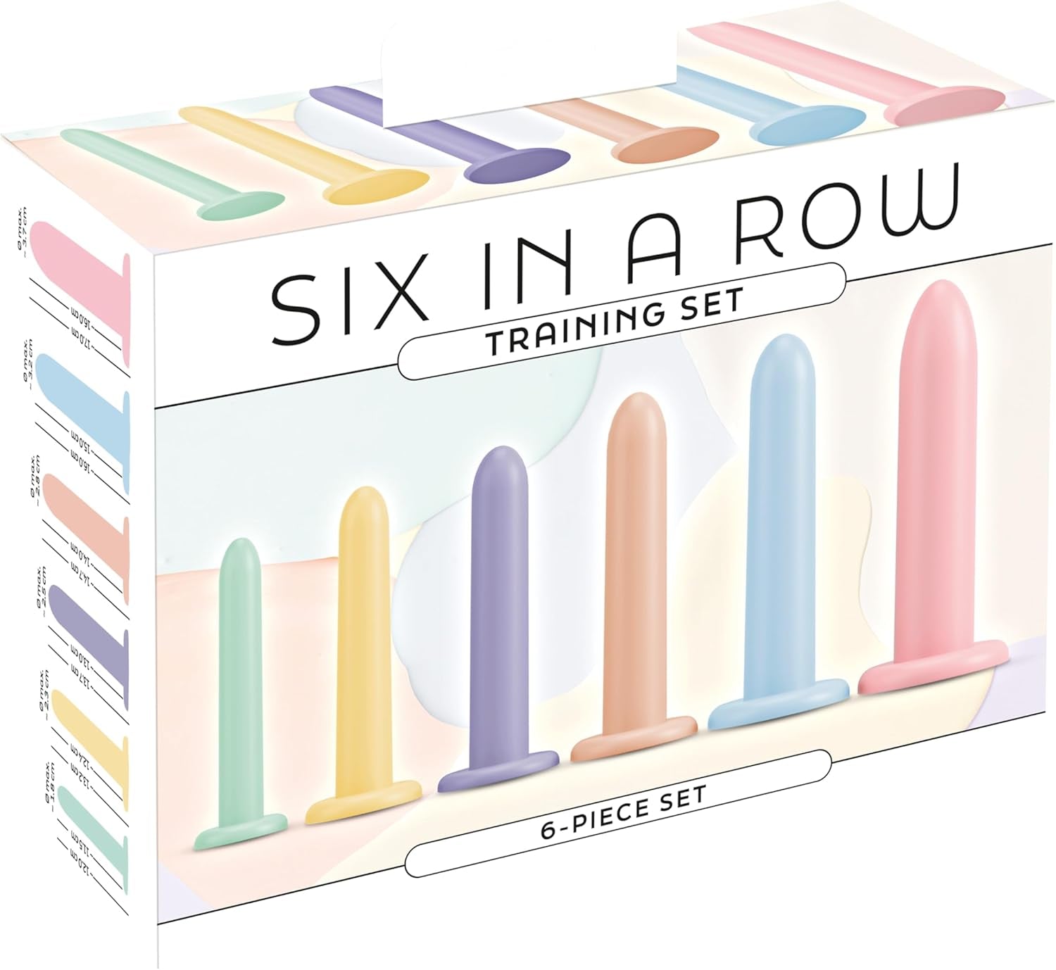 You2Toys Six in a Row – 6-Piece Anal and Vaginal Training Dildo Set Default Title > Sex Toys > Dilators Main image