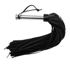 Leather Flogger With Steel Handle > Bondage Gear > Whips & Floggers