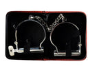 Rouge Stainless Steel Ankle Shackles with Chain 11.5 Inches - Bondage Restraints > Bondage Gear > Restraints