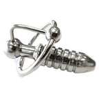 Rouge Stainless Steel Beaded Urethral Probe & Cock Ring