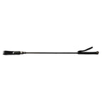 Leather Riding Crop Slim Tip 24 Black