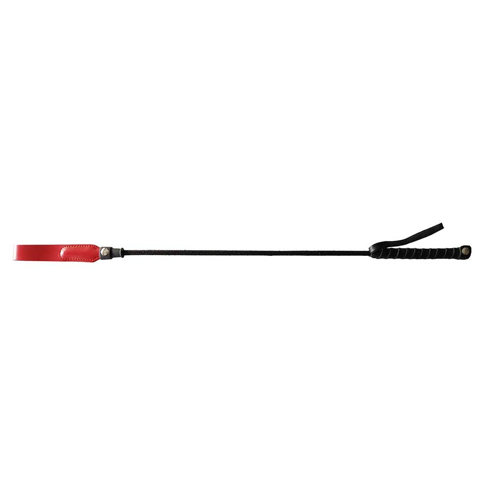 Rouge Red Long Riding Crop with Slim Leather Tip 24 Inches > Bondage Gear > Crops Main image