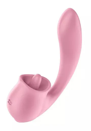 Satisfyer Tongue Genius – USB Rechargeable Flexible Silicone Clitoral and Insertable Vibrator > Sex Toys For Ladies > Clitoral Vibrators and Stimulators