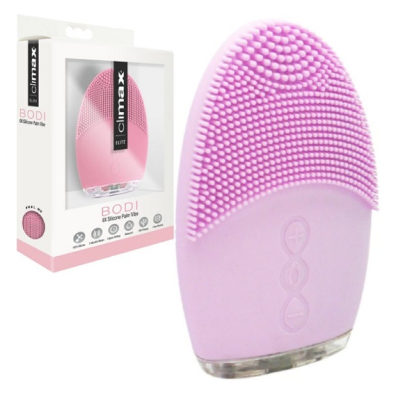 Climax Elite Bodi 15X Pink Silicone Palm Vibe 8cm Compact Waterproof Rechargeable