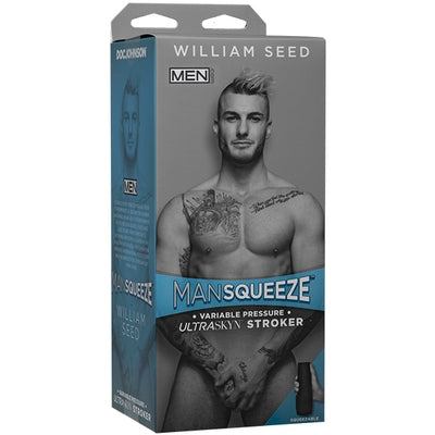 Man Squeeze William Seed Ultraskyn Stroker Ass Variable Pressure Hard-Case Molding