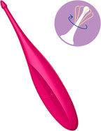 Satisfyer Twirling Fun Vibrator – Waterproof Silicone with 12 Settings > Vibrators > Ladies > Clitoral Vibrators and Stimulators
