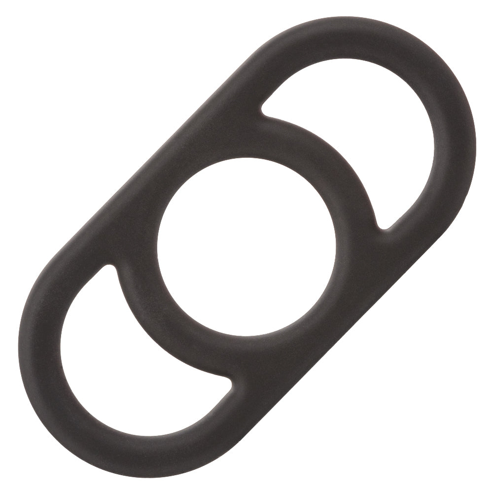 Alpha Liquid Silicone Commander Ring Black COCK RINGS