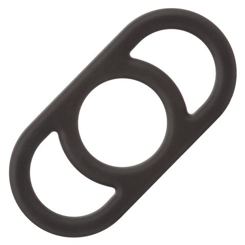 Alpha Liquid Silicone Commander Ring Black COCK RINGS
