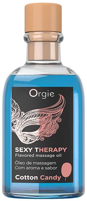 Orgie Sexy Therapy Cotton Candy Kissable Massage Oil 100ml – Edible Warming Massage Oil > Essentials > Massage Oil