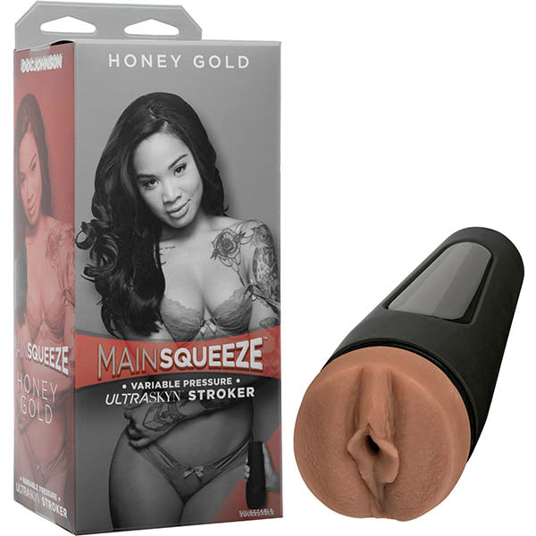 Main Squeeze - Honey Gold - Tanned Vagina Stroker