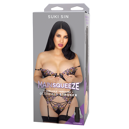 Main Squeeze Suki Sin Vagina Stroker Adult Toy Beige Strokers - Celebrity
