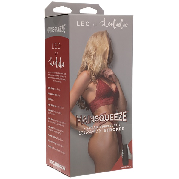 Main Squeeze Leo of Leolulu Ultraskyn Stroker Pussy with Variable Pressure and Hard Outer Case Default Title Strokers - Celebrity