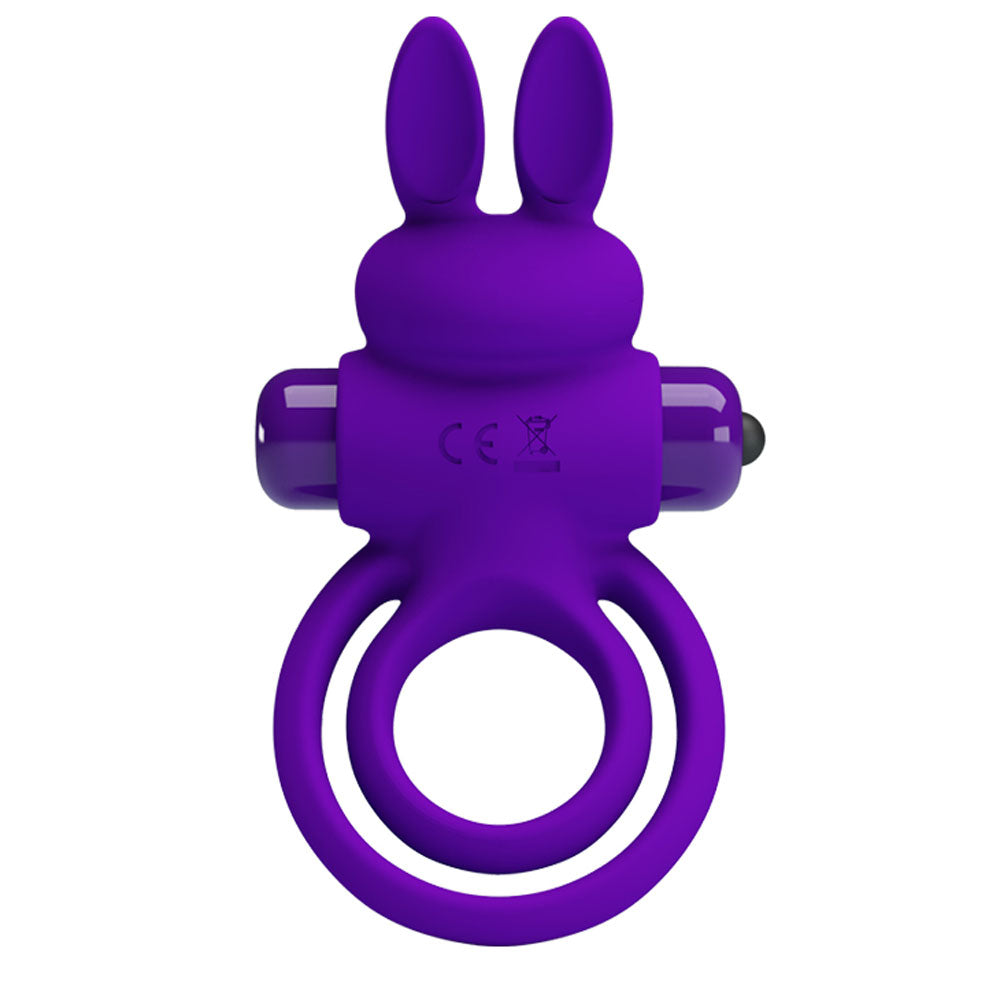 Vibrant 3.82 Inch Penis Ring III – Silicone Rabbit Cock Ring Vibrator > Sex Toys > Couples Toys