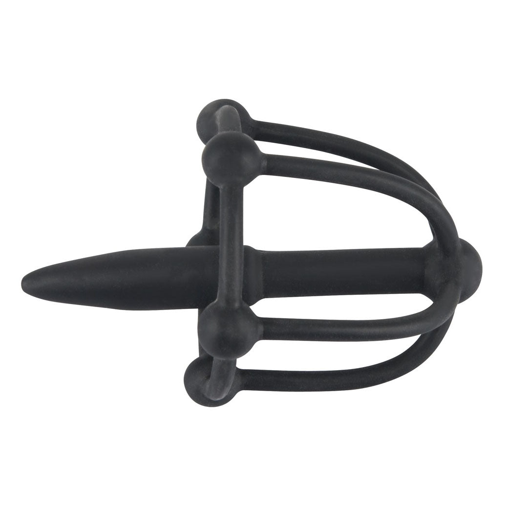 Silicone Penis Plug WIth Glans Cage Default Title Sounding Rods