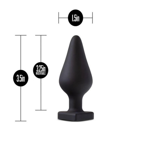 Temptasia Spank Me Butt Plug Black for Intense Pleasure and Sensation
