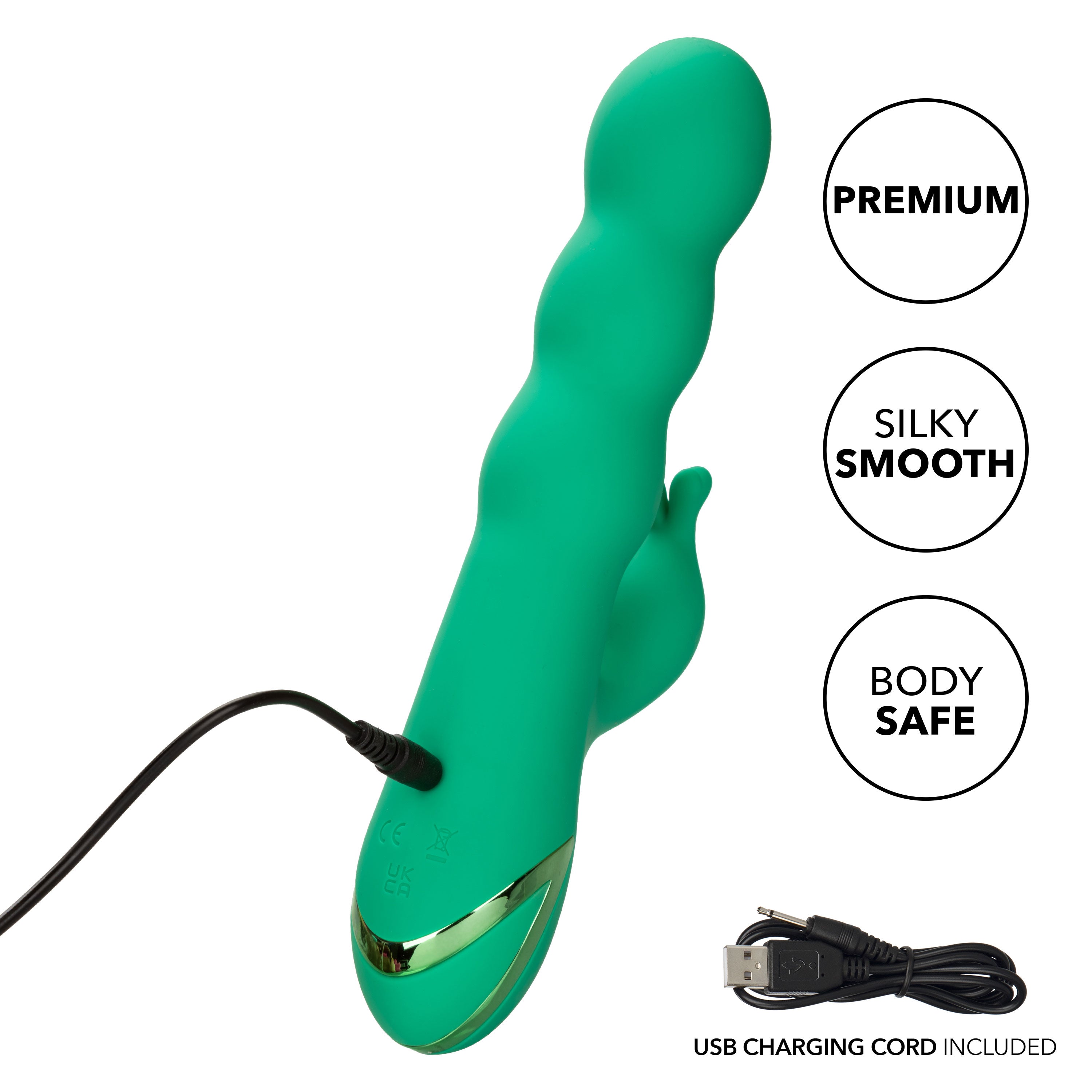 California Dreaming Sonoma Satisfier – Luxury Massager with 10 Vibration Functions and 3 Thrusting Speeds > Vibrators > Ladies > Rabbit