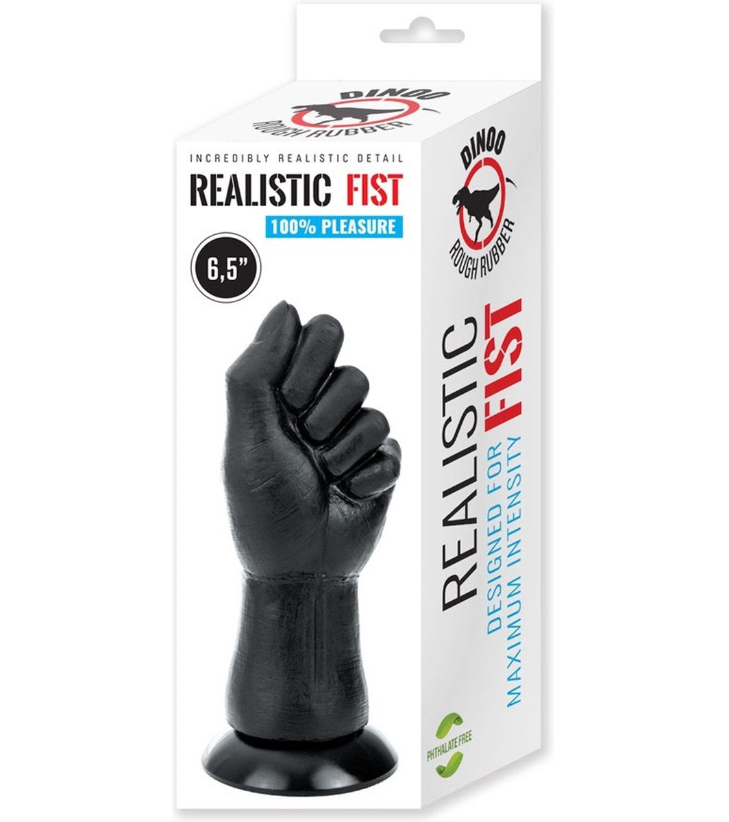Dinoo King-Size Realistic Cock Fist Small Black 6.5 Inch > Dildos > Other Dildos