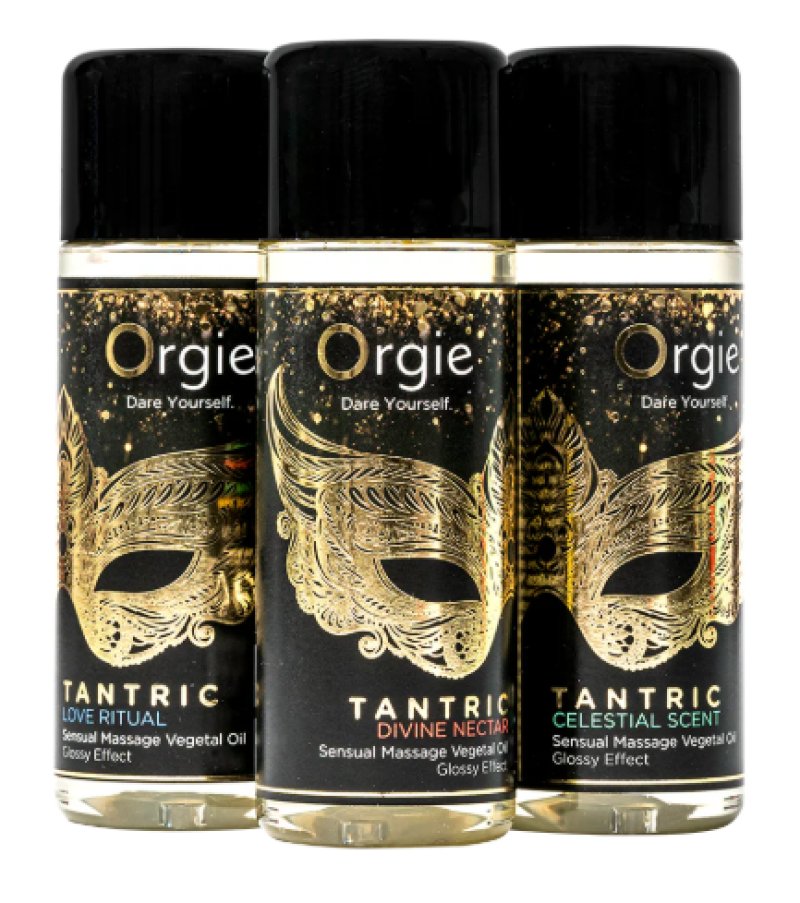 Orgie Tantric Mini Size Collection (3 x 30 ml) – Massage Oils Set