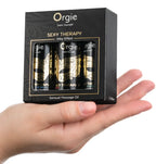 Orgie Sexy Therapy Mini Size Collection – Sensual Massage Oil Set 3x 30ml