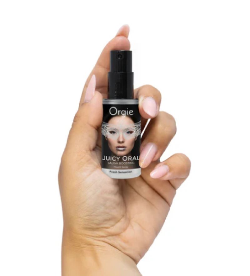 Orgie Juicy Oral Spray 15ml – Mint-Flavored Mouth Spray > Lube > Oral Gels & Sprays