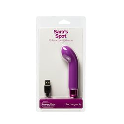 Power Bullet Sara’s Spot Vibrator Purple for G-Spot Pleasure > Sex Toys For Ladies > G-Spot Vibrators