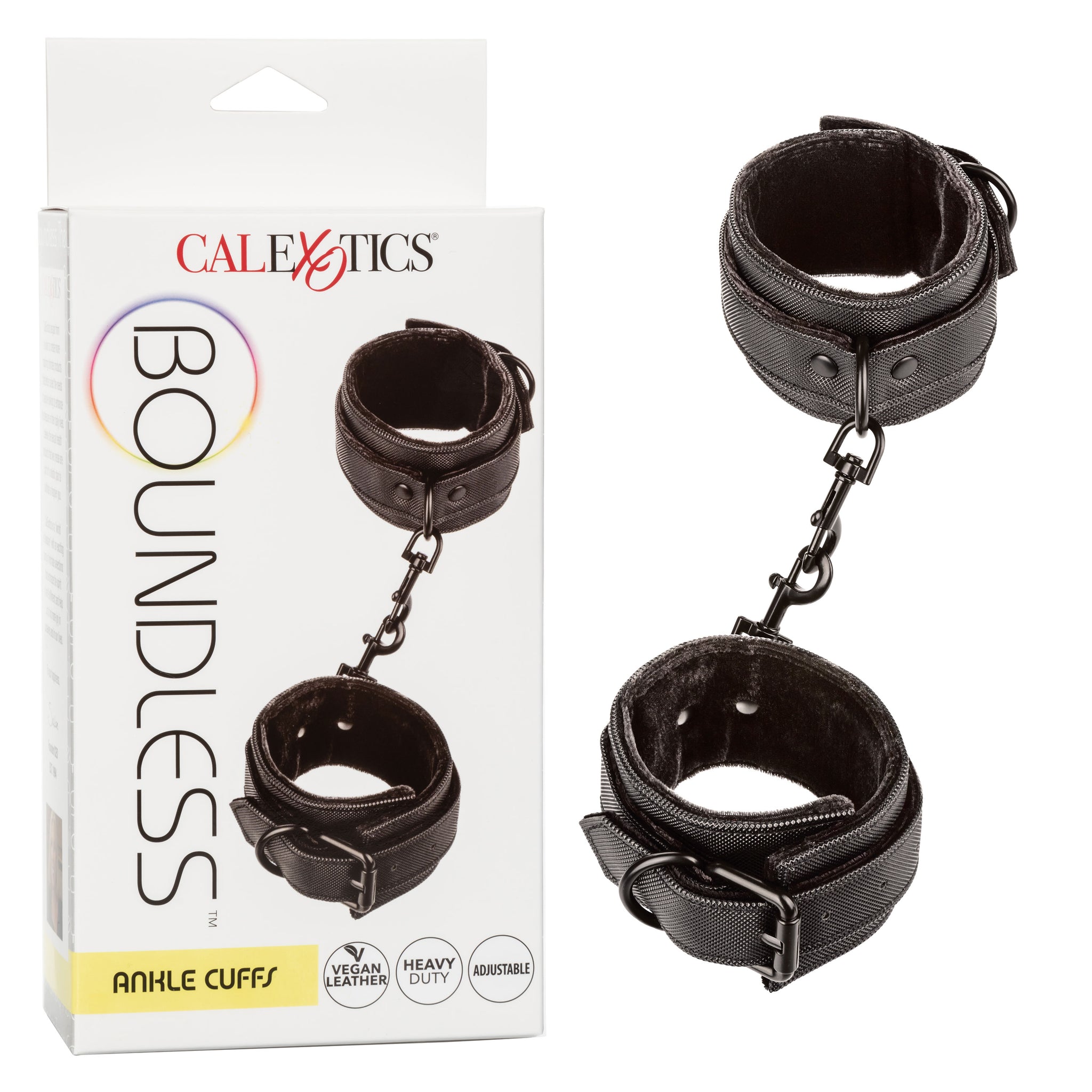 Boundless Ankle Cuffs – Luxury Faux Leather Restraint Cuffs > Bondage Gear > Restraints