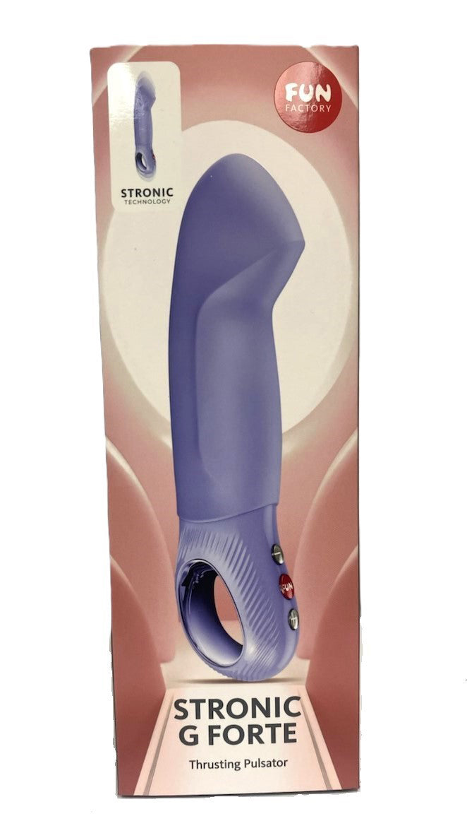 Fun Factory Stronic G Forte – USB-C Rechargeable 19 cm Thrusting Vibrator Purple > Vibrators > Standard Vibrators