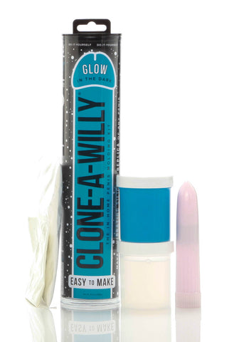 Clone A Willy Glow Blue – Vibrating DIY Replica Kit > Realistic Dildos and Vibes > Mould your own kits