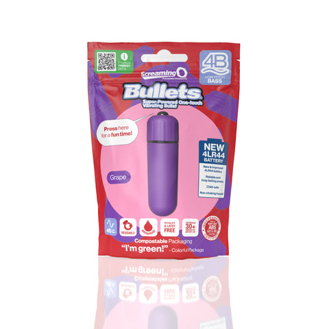 Bullets 4B Low Pitch Bass (Grape) > Vibrators > Mini Vibrators