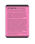 Let's Have Sex Card Game for Couples Fun > Novelties > Card Games