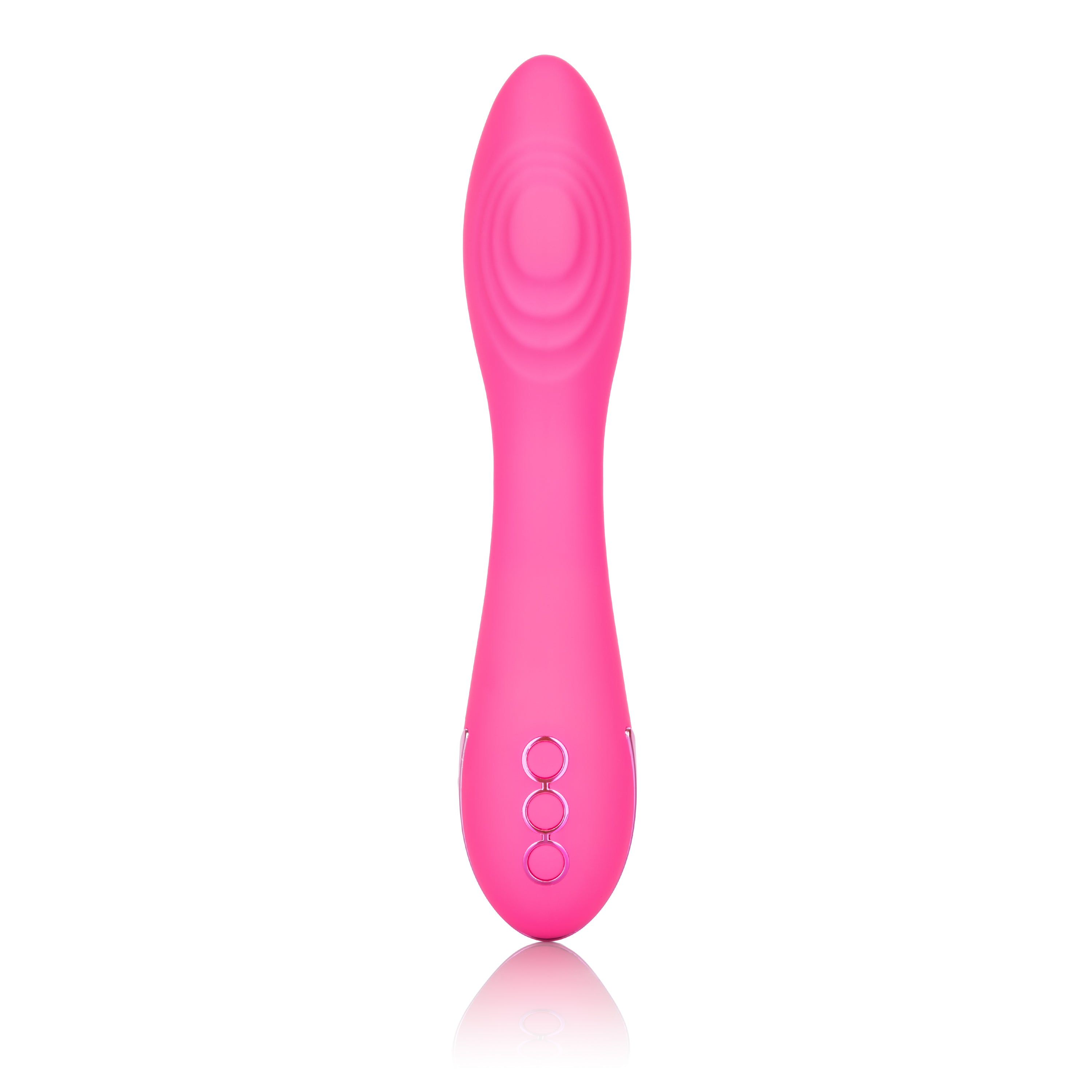 California Dreaming Surf City Centerfold Pink Silicone Vibrator with 3 Speeds and 10 Vibration Functions Vibrators