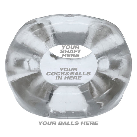 OXBALLS TRI-SPORT XL Thicker 3-Ring Cocksling Clear – Enhanced Support and Bulge Enhancement > Cock Ring > Sling