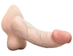 b-Vibe Slipskin Realistic Silicone Dildo 7 Inch Girthy Cream > Dildos > Realistic Dildos