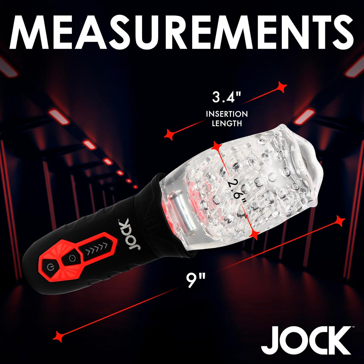 Jock Spinning and Vibrating Masturbator with Multiple Speeds and Patterns > Sex Toys For Men > Masturbators > Vibrating