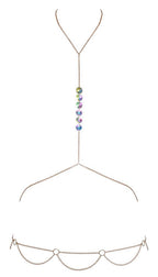 Cottelli Body Chain with Hologram Gems – Glamorous Body Jewelry Accessory > Clothes > Body Jewellery (Non Piercing)