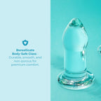 b-Vibe Advanced 7.5 Inch Glass Anal Dilator > Anal Range > Oversized Anal Toys