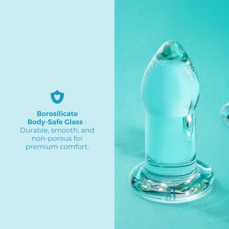 b-Vibe Advanced 7.5 Inch Glass Anal Dilator > Anal Range > Oversized Anal Toys