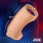 JOCK Vibrating Silicone Penis Sleeve – Vibrating Penis Sleeve > Sex Toys For Men > Penis Sleeves