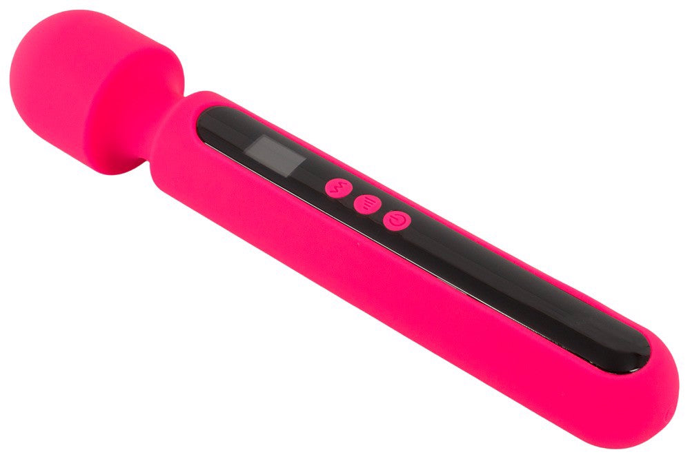 Pink Sunset Wand Vibrator 30 cm with Digital Display and Power > Sex Toys > Mini Massagers