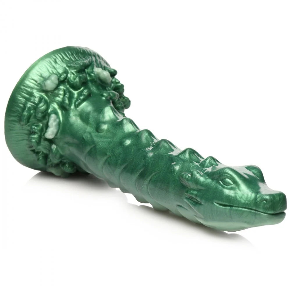Creature Cocks Cockness Monster (Green) – 8.1" Silicone Dragon Dildo > Dildos > Fantasy Main image