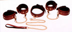 6 Piece Bondage Set – Vegan PU Leather Restraints and Cuffs Kit > Bondage Gear > Bondage Kits