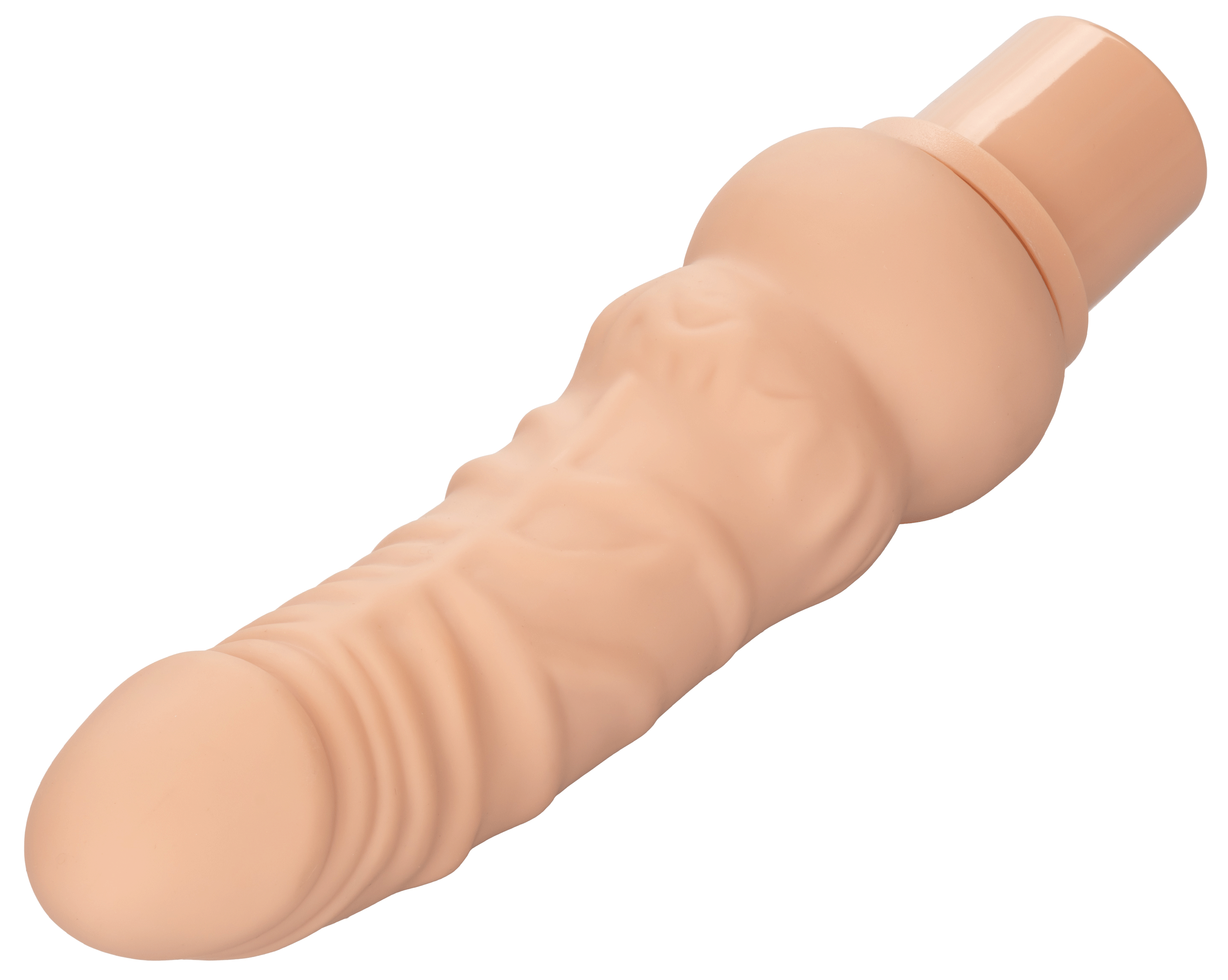 Power Stud Curvy Vibrator Ivory Flexible Silicone 12 Vibration Functions Waterproof > Vibrators > Realistic Vibrators