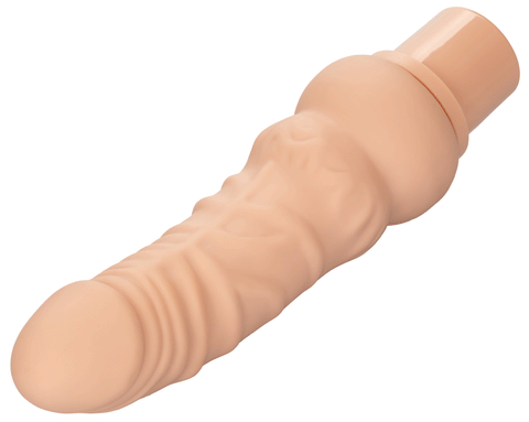 Power Stud Curvy Vibrator Ivory Flexible Silicone 12 Vibration Functions Waterproof > Vibrators > Realistic Vibrators