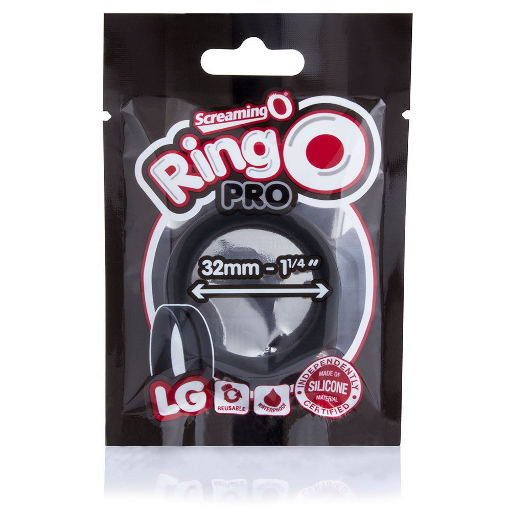 RingO Pro LG – Body-Safe Silicone Stretchy 1.25 Inch Penis Ring > Cock Ring > Single